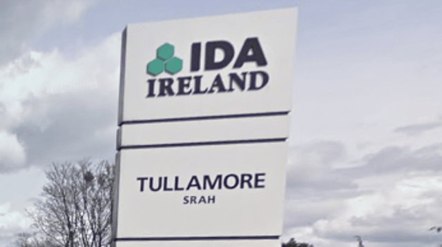 Offaly near the bottom of the table in terms of IDA jobs