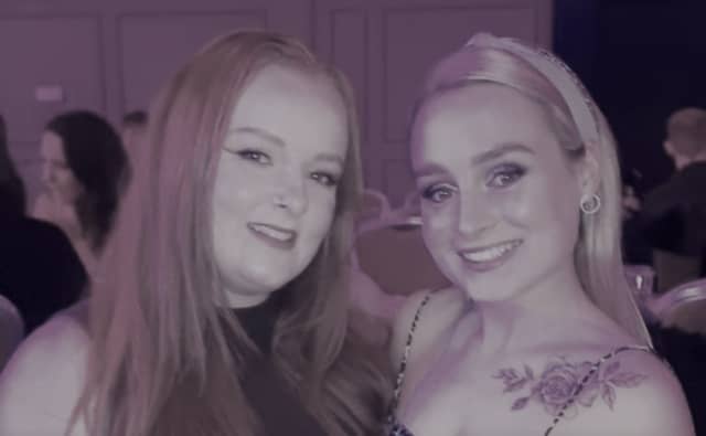 Pictured are Niamh and Emma, who recently set up their new clothing company