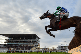 Davy Russell rides Chosen Mate during the 2020 Cheltenham festival PICTURE: Sportsfile
