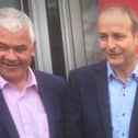 Senator Paul Daly (left) with An Taoiseach Micheal Martin