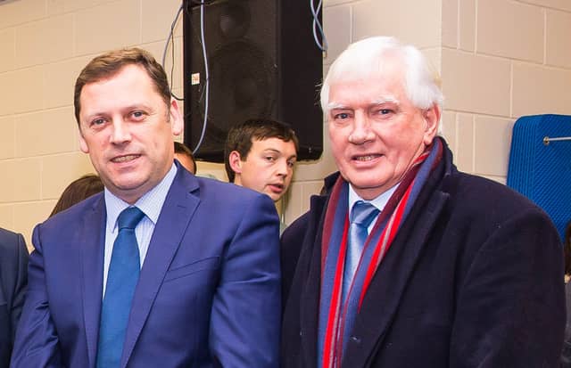 Cllr Eamon Dooley (right) suspects a Fianna Fail member leaked Cowen driving ban