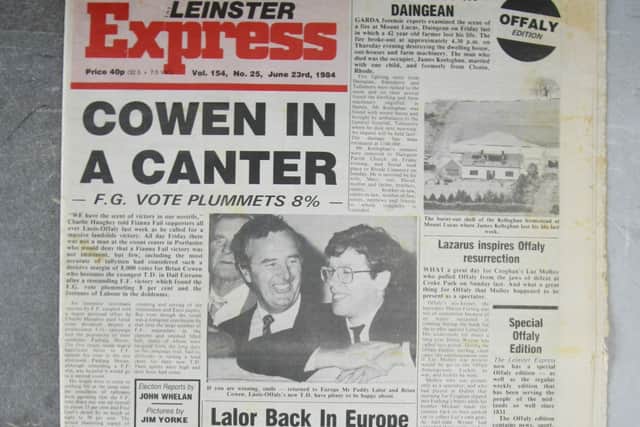 Reporting for the Express at the time, John Whelan wrote: "Fianna Fáil supporters in the clammy and smoke-filled hall, many of whom were fatigued from the long days on the campaign trail, had no difficult in raising a loud cheer for their new TD. Their spirits were high and their hour had come."