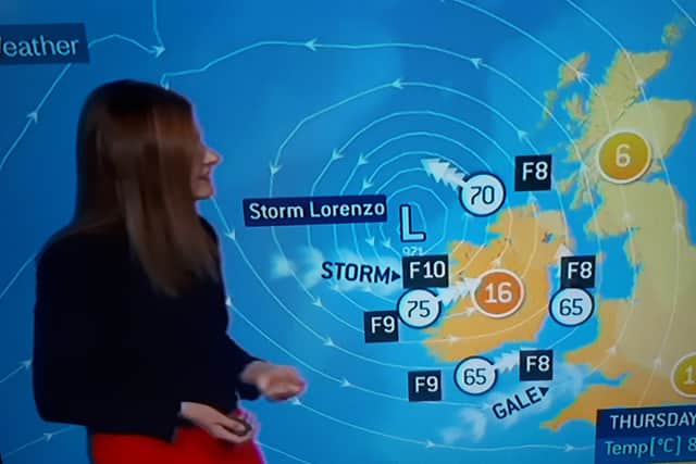 Latest forecast for Storm Lorenzo from Met Eireann as it approaches Ireland