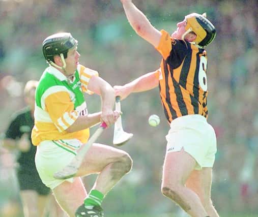 Kilkenny must have wondered what they needed to do to breach Offaly’s resilient rearguard in the early minutes of the second half. Byrne made an early stop from a pretty harmless effort by Comerford, and then we witnessed defensive qualities of the highest calibre as Kevin Martin blocked shots from Comerford twice in succession and then Simon Whelahan dived in to nip Charlie Carter’s effort in the bud. It was exemplary pressure, worthy of the All-Ireland stage and it had the crowd glued to the edge of their seats.