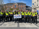 Volunteers from Tullamore DEW busy at work for Tidy Towns