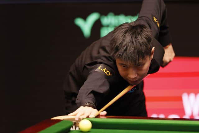 When the contest resumed he drew gasps from the crowd when he went in off the pink, Highfield drawing level to bring the upset closer. With the pressure on, Zhao picked the perfect moment to pick up three successive frames, reeling off some outrageous long pots to put move 8-5 ahead.