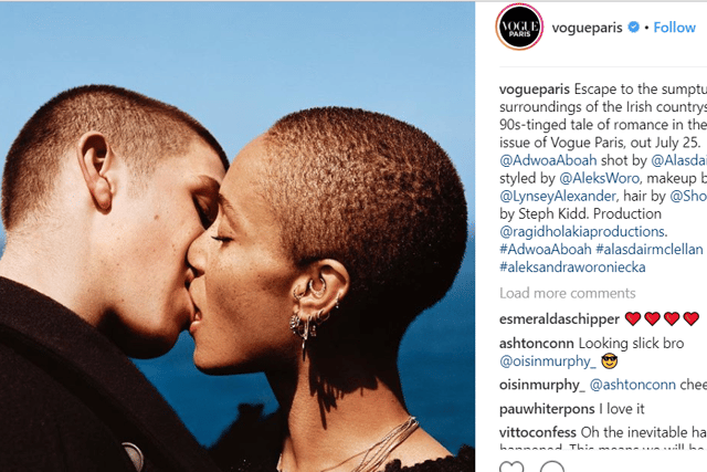 Vogue Paris even shared an image from the upcoming photoshoot with their 4.3 million Instagram followers in recent days. The spread will feature in the famous fashion magazine when it's issued later this month.