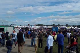 Record number made their way through the gates under blue skies