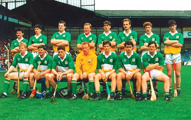 The Offaly team that won the 1991 National Hurling League Final