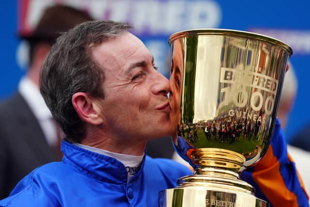 “I couldn’t be happier. She’d had no bother going back in distance but I’d imagine she’d stay at a mile now, she’d have the Irish Guineas and the Coronation – all those big fillies’ races.”