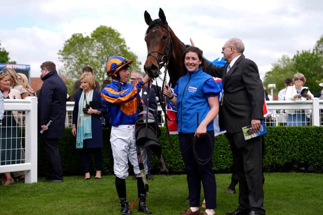 The Ballydoyle duo were on different sides of the track, with Precise over on the far side while True Love travelled powerfully in the group closer to the stands and while she did drift across late on, she saw out the mile well to secure top honours by a length and three-quarters from Evolutionist with Venetian Lace third. Precise faded out of contention close home.