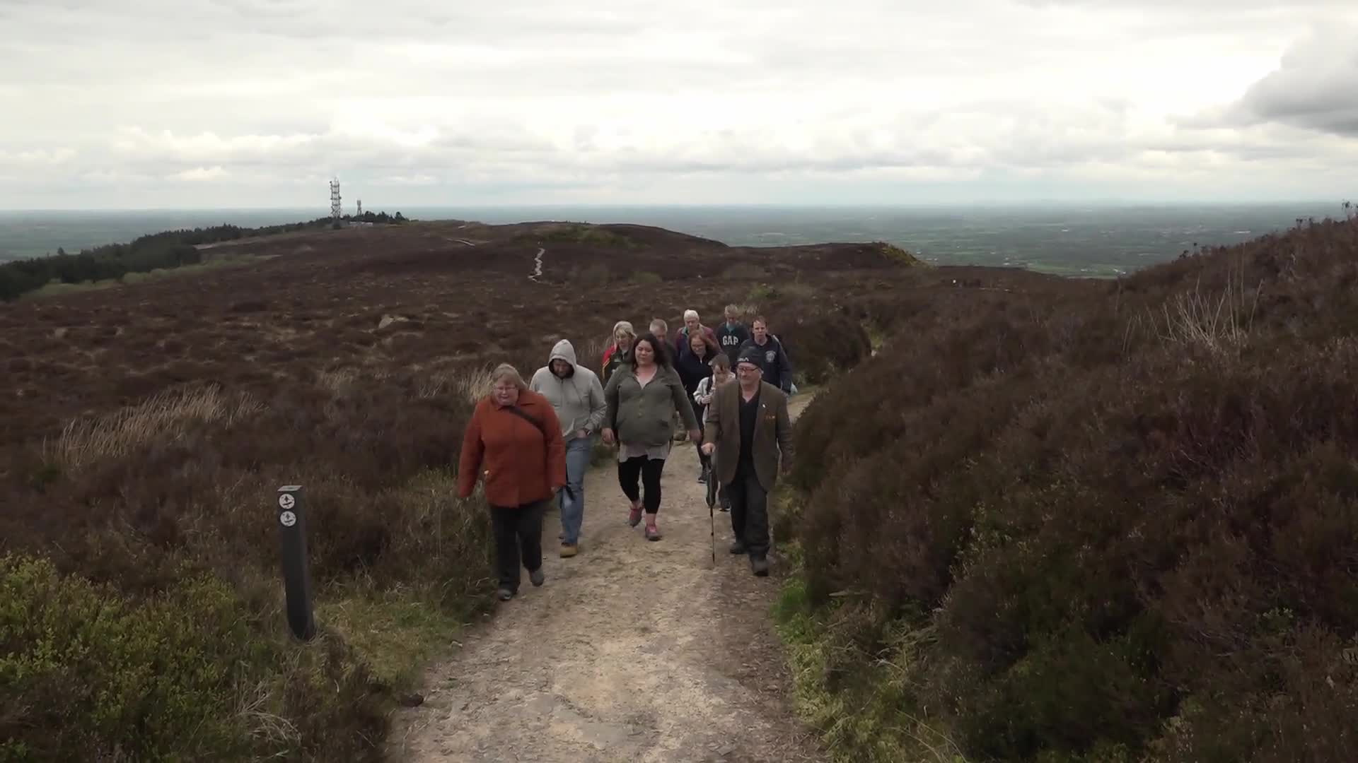 Visit Brittas Lake in the Slieve Bloom mountains with the local hiking club
