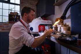 Cathal in his workshop