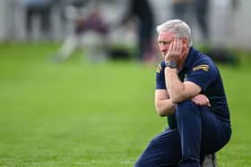 Johnny Kelly watching Offaly draw with Kilkenny