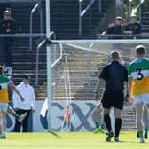 Clare scoring a goal against Offaly on Saturday.  Picture Ger Rogers.