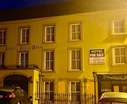 The closed hotel on Castle Street in Roscrea