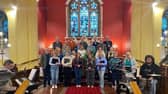 The Le Cheile choir in St Catherine's 