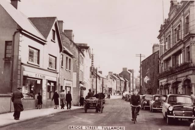 Bridge St in Tullamore in the 1950s