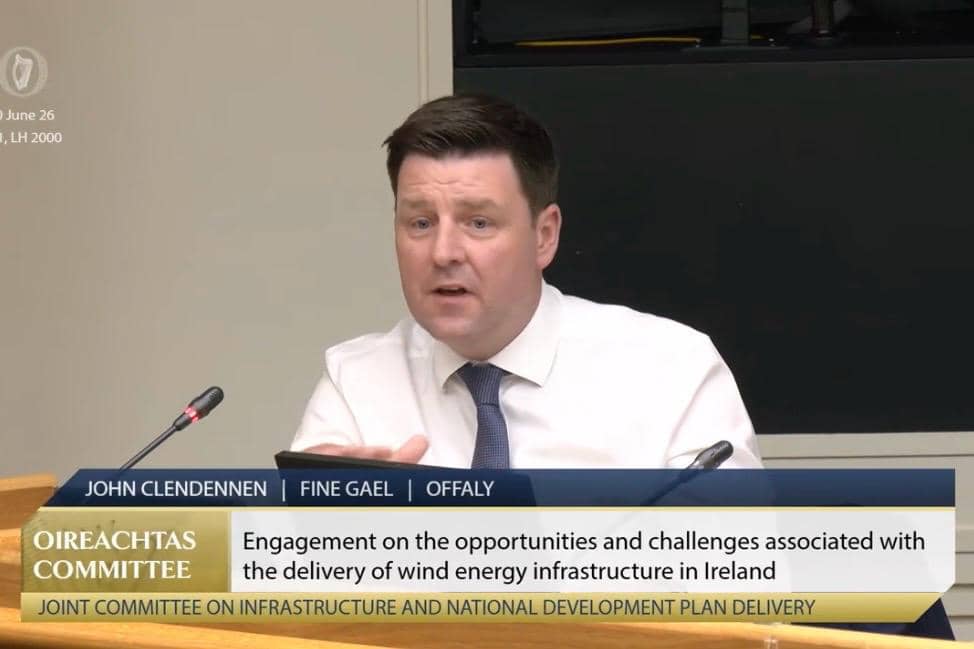 John Clendennen addressing the Joint Committee on Infrastructure and National Development Plan delivery