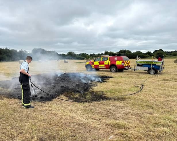 Members of Offaly Fire and Rescue Service deal with a recent fire. 