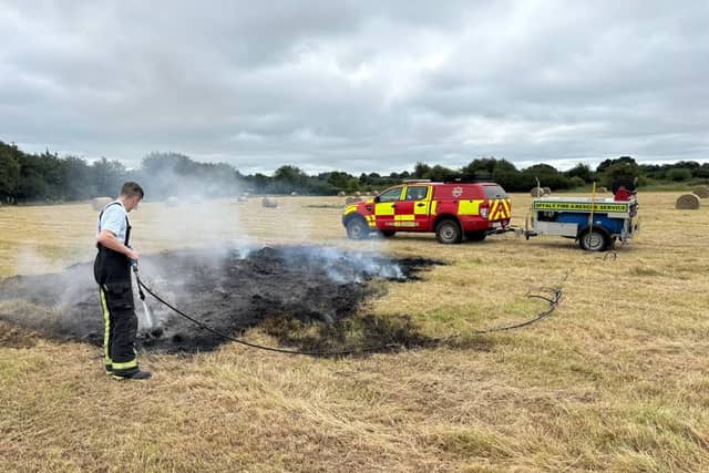 Members of Offaly Fire and Rescue Service deal with a recent fire.