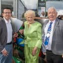 Paul McLoughlin Director of Services Offaly County Council; Anna May McHugh NPA MD and Cllr Declan Harvey, Cathaoirleach of Offaly County Council on site at Screggan, Tullamore for the launch of this year’s National Ploughing Championships to be held 15th-17th September next.
Photo: Alf Harvey.