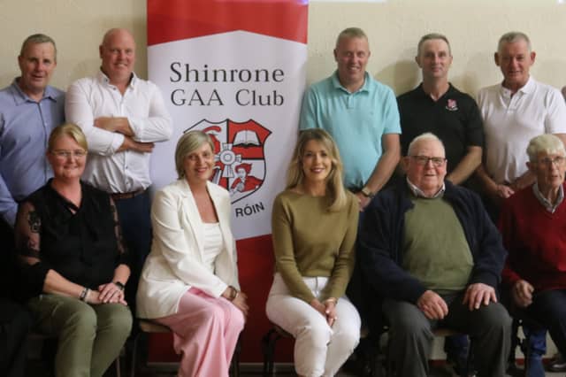 The Shinrone committee: Back row L-R - Donal O'Sullivan, Eoin Cleary, Eoin Maher, Sean Ormond, Peter Ormond, Eugene Ryan, Michael Cleary, Joe Cleary, Eoghan O'Regan. Front row L-R - Debbie Cahill, Yvonne Guidera, Stephanie Ormond, Jessie Donnelly, Billy Feighery, Dan Mullally.