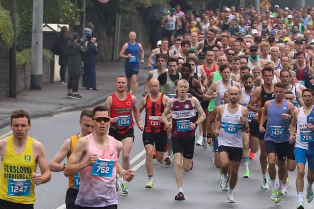 The leaders immediately open a gap at the Tullamore half marathon