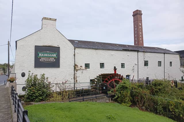 The whiskey distillery in Kilbeggan