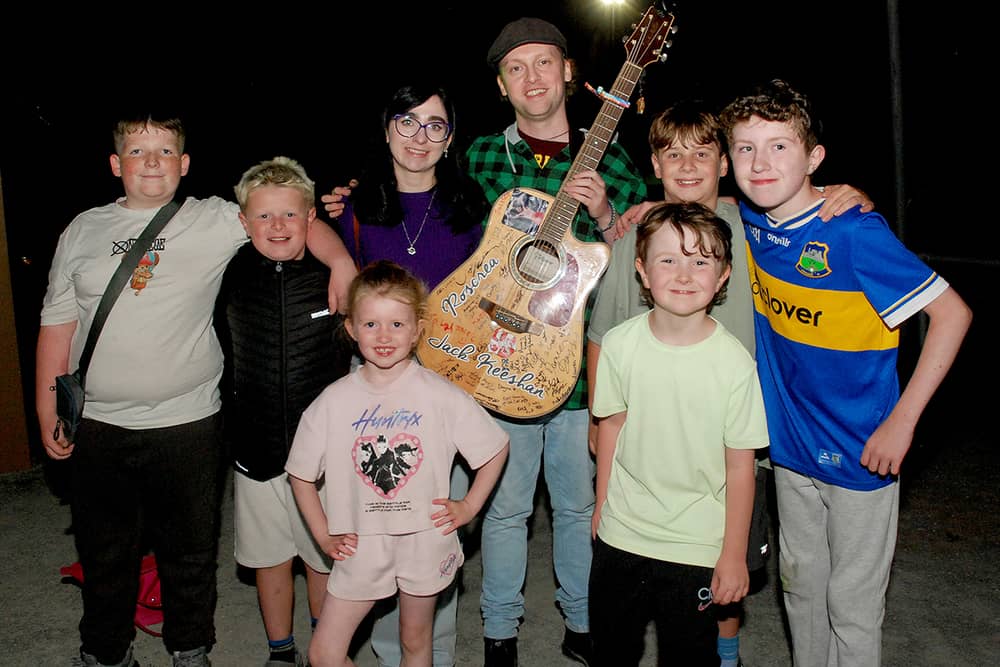 Jack Keeshan will perform his popular song 'Roscrea Sky' on Castle Street this weekend. Photo: PJ Wright