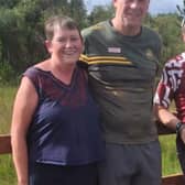 Noeleen and her husband Ger at Mountlucs park
