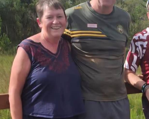Noeleen and her husband Ger at Mountlucs park