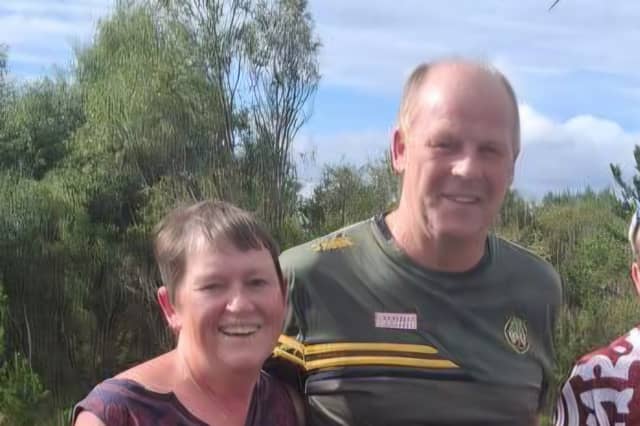 Noeleen and her husband Ger at Mountlucs park