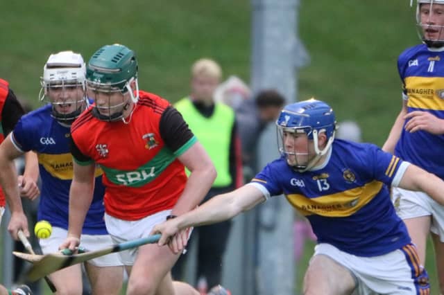 Fionn Carney (Shinrone / Ballyskenach-Killavilla) takes on Darragh Scully (St. Rynagh's).