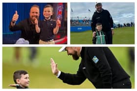 Toy Show star Declan Ryan joins Shane Lowry at the Amgen Irish Open