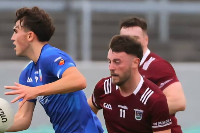 Shane Horkan gets away from Aran Byrne