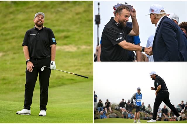 Shane Lowry on the 4th day of the Amgen Irish Open 2026, which he won by 11 shots.