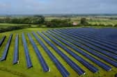 A view of a Solar Farm.
