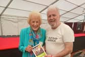 Ronan Scully, Self Help Africa with NPA Managing Director, Anna May McHugh at the Ploughing in Screggan last week