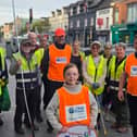 Tidy Towns volunteers who took part in Sunday's clean-up