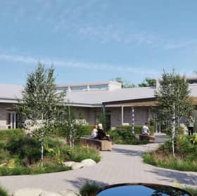 An image showing the proposed Midlands Hospice in Tullamore.