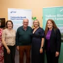 SSE staff and Yellow River Wind Farm Community Benefit Fund Committee Members (L-R) Vicky Boden (SSE), Karen Heavey, Eugene Mulligan, Carol Glennon, Annette Duffy (SSE)