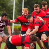 Mark Kennedy clearing out a ruck