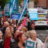 People on the picket line