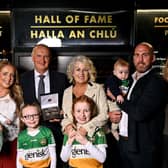 Joe Dooley and family in Croke Park on Monday