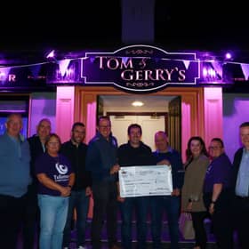 The Cappincur GAA team being presented with their first place prize in neighbouring Ballinagar