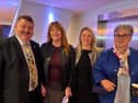 Shane Murray Bláthnaid Ní Chofaigh ,  Georgina Wilson and Mary Droogan representing Tullamore Tidy Towns at the annual tidy towns awards ceremony