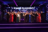 Staff of Ryans Pharmacy Edenderry with their Pharmacy of the Year award