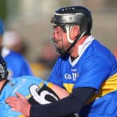 Pauric Horan is tackled by James Sullivan