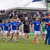 The Artane Band leading out Tullamore and Ferbane for the SFC final